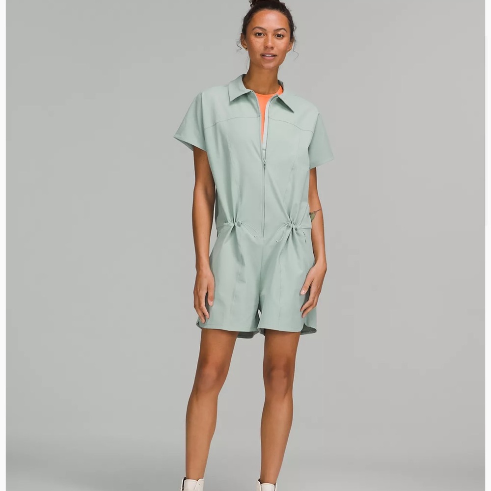 Lululemon Stretch Rib Pocketed Romper (Black, Size 10)